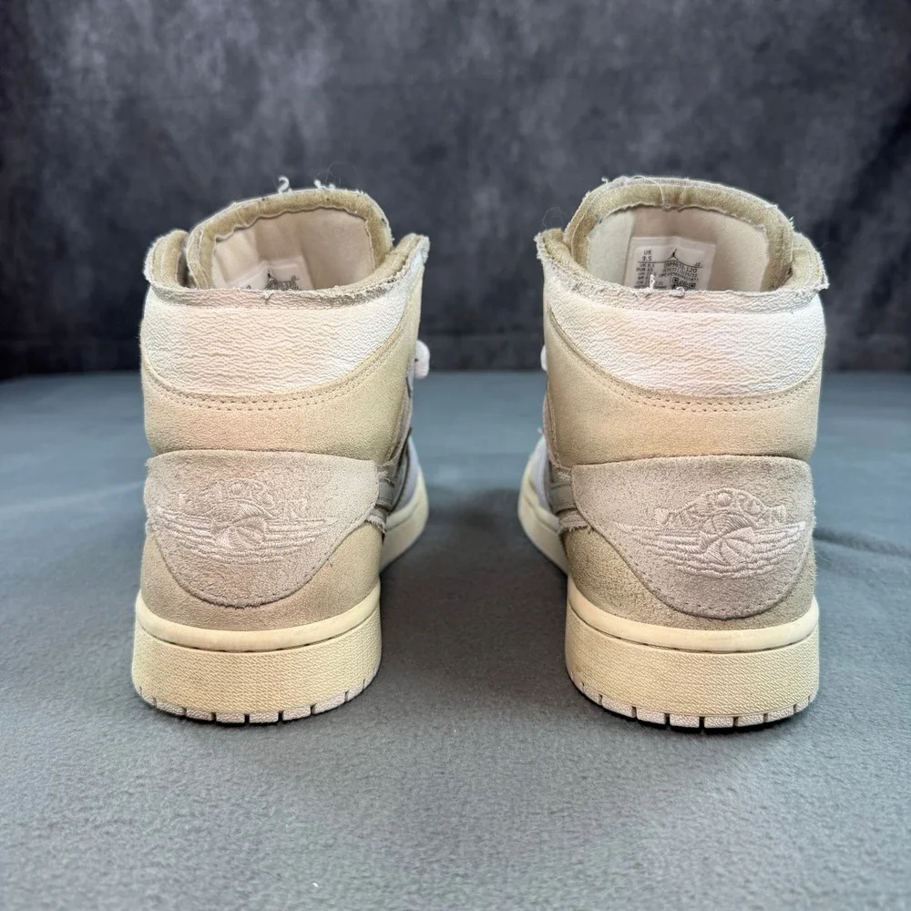 Nike Jordan 1 Mid SE Craft Inside Out White Grey Sail DM9652-120 Mens‎ 9.5